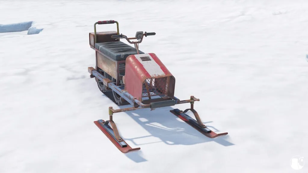 Front View of the Snowmobile