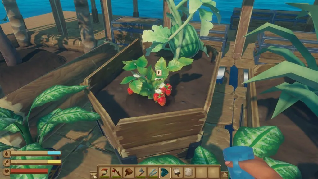 Grow food on your raft