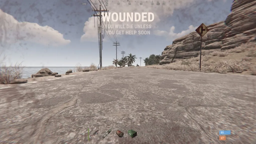 RUST Wounded System works with Medkits