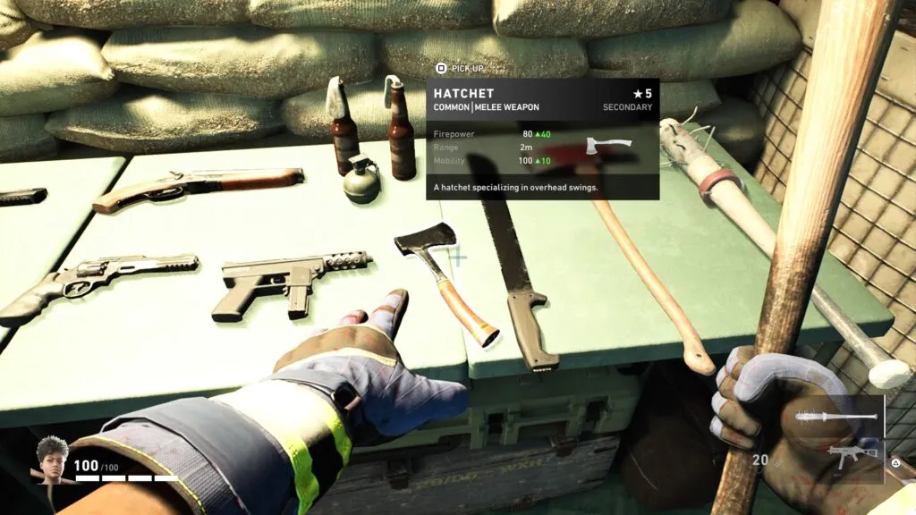 Back 4 Blood - Melee Weapon Selection