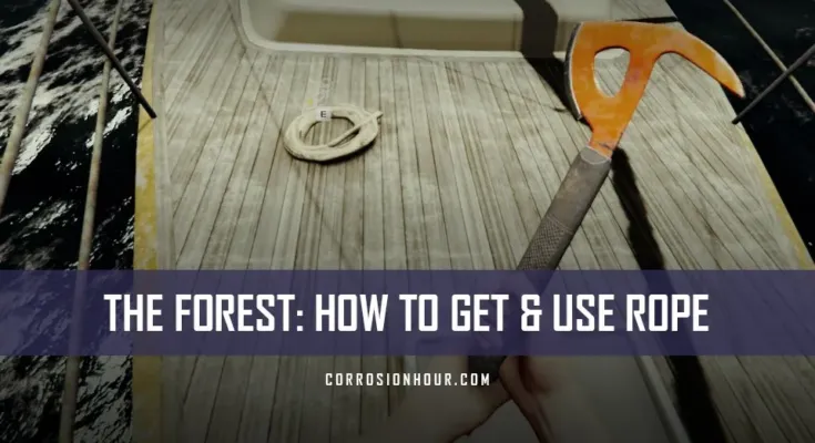 How to Get and Use Rope in The Forest