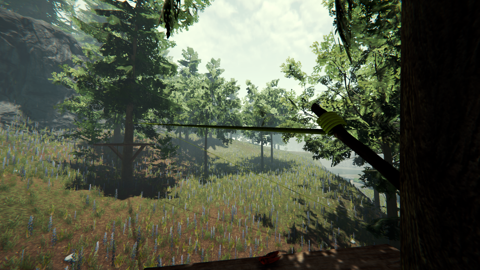 The Forest How to Use a Zipline Corrosion Hour