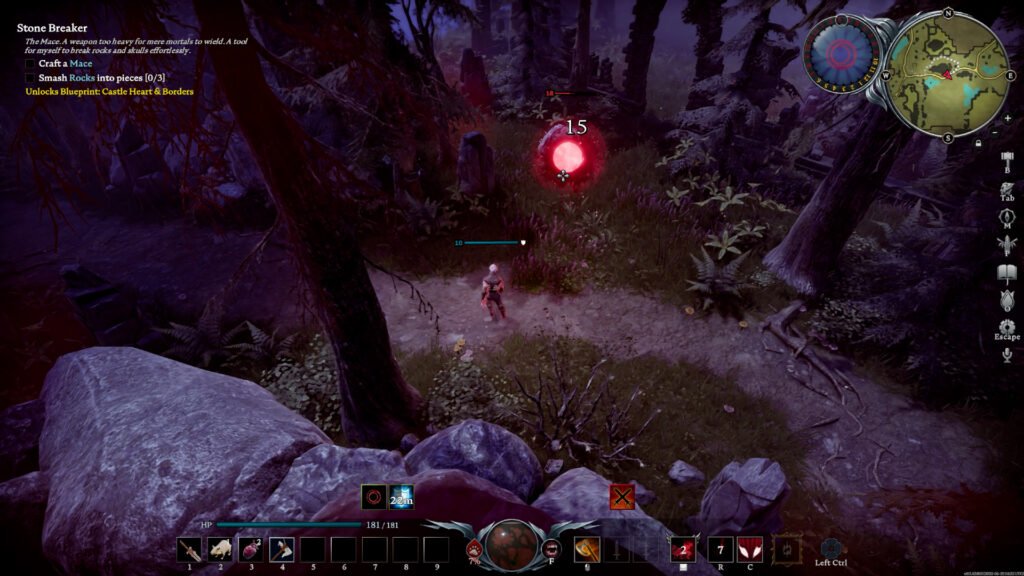 V Rising Shadow Bolt Magic Ability