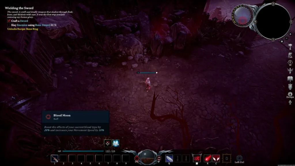 V Rising Blood Moon Buff