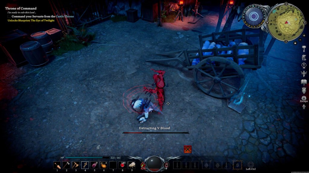 V Rising — Extracting V Blood from Keely the Frost Archer
