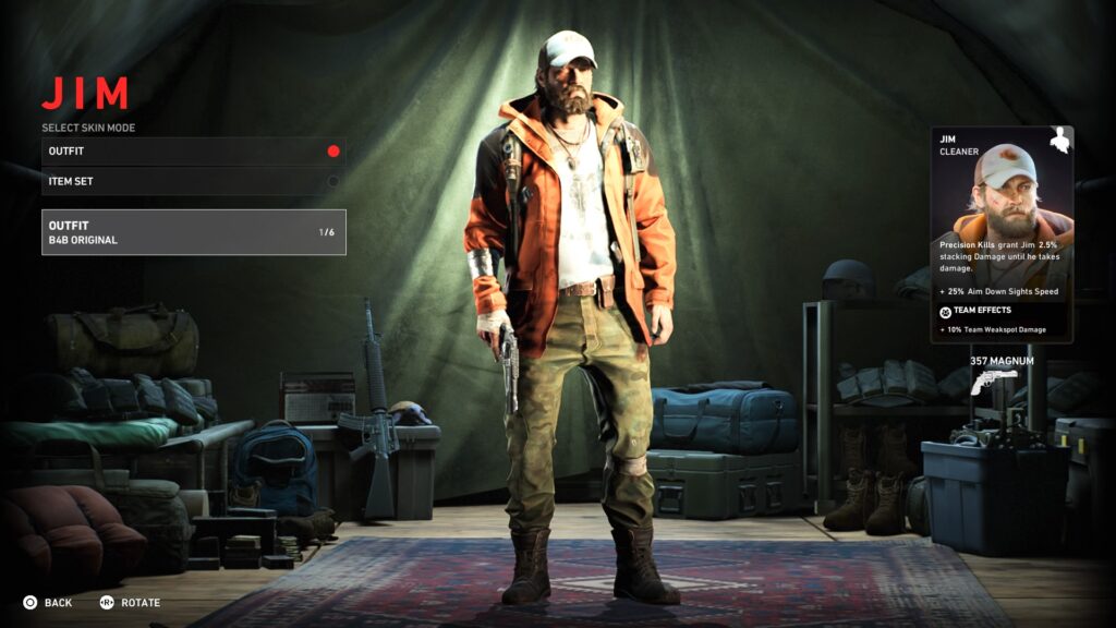 Back 4 Blood — Jim Hossler Default Outfit