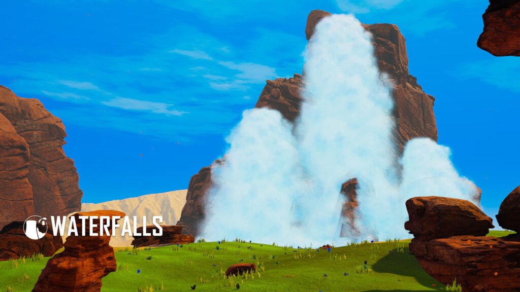 The Planet Crafter Giant Waterfalls