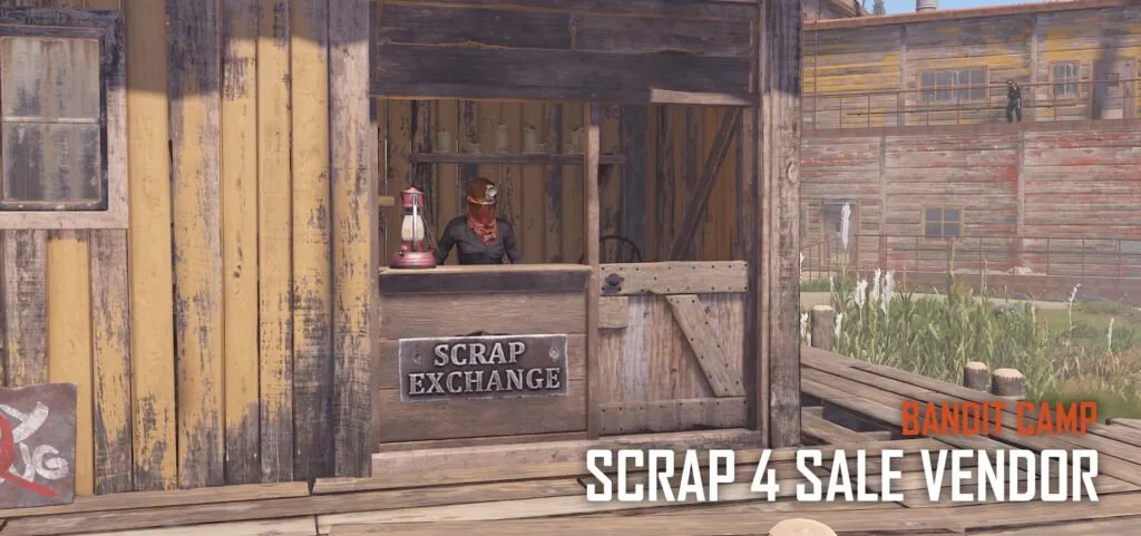 Bandit Camp Scrap 4 Sale Vendor