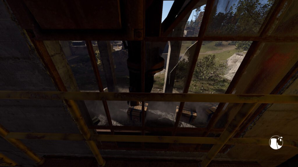 Unloading RUST loot wagon from the coaling tower control room