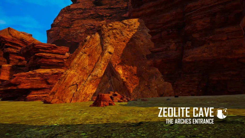 Planet Crafter Zeolite Cave Arches entrance