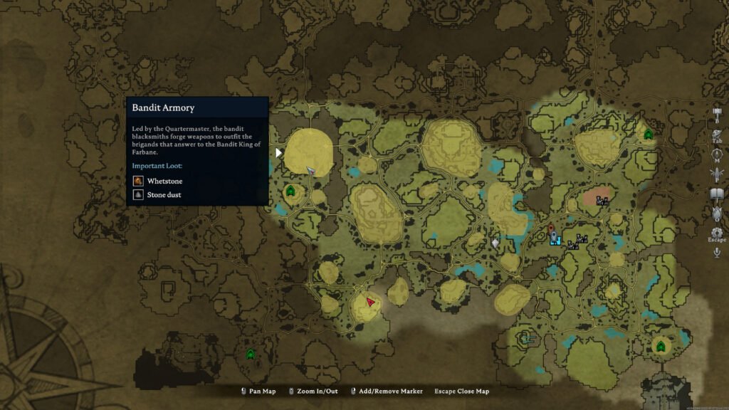 V Rising: Grayson the Armourer's Location