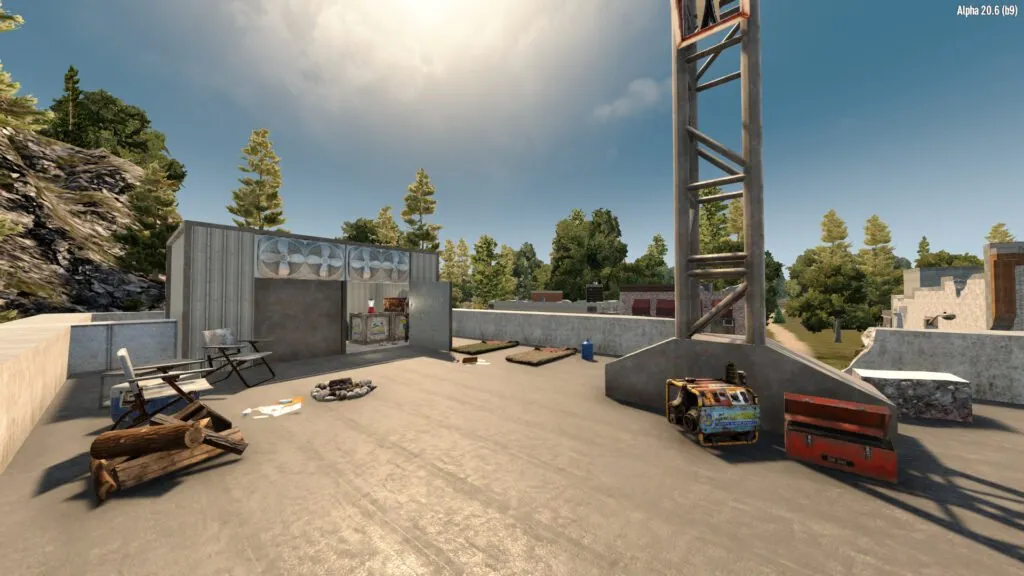 7 Days to Die — Apocolyptic Building Scene
