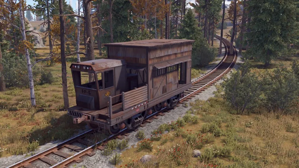 RUST Covered Workcart