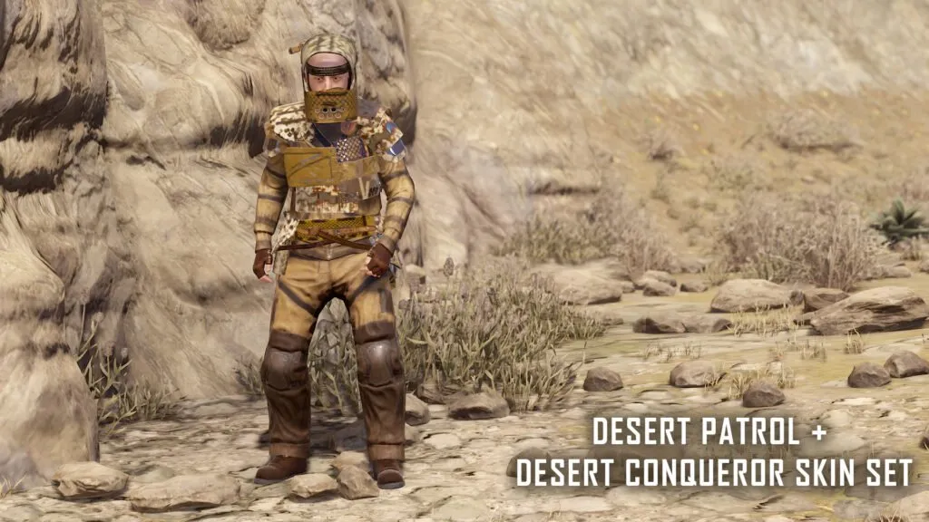 Desert Patrol & Desert Conqueror Skin Set — Front View