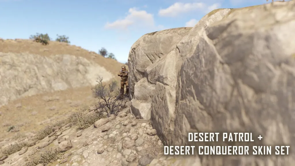 Desert Patrol & Desert Conqueror Skin Set — Distance View