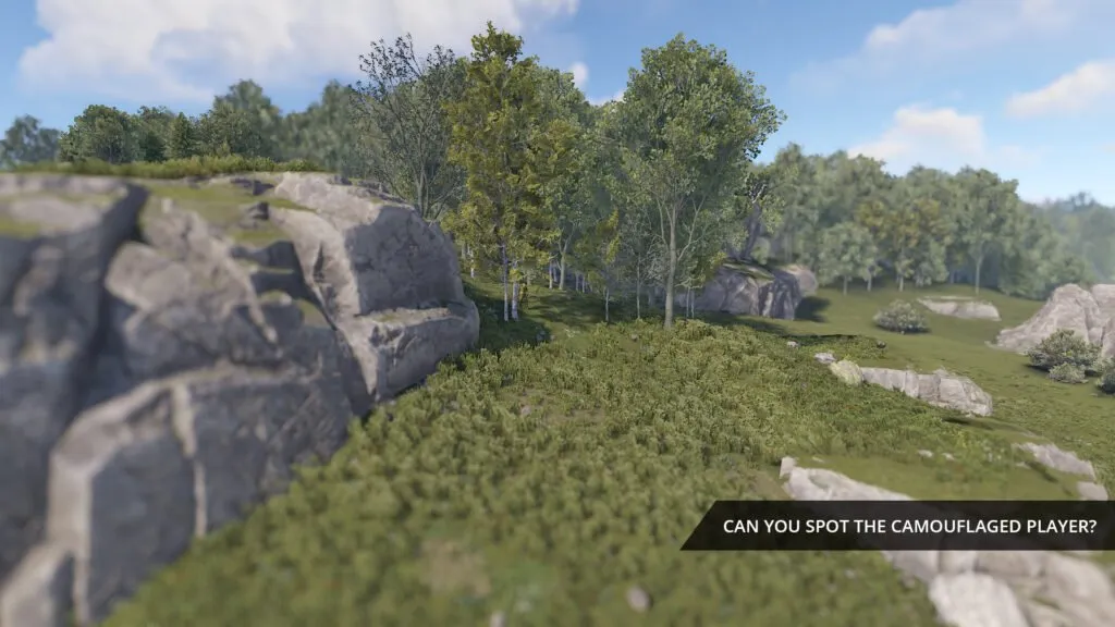 Can you spot the player in the Elite Forest Camo Skins?