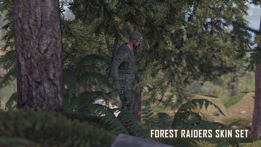 Forest Raiders RUST Skin — Side View