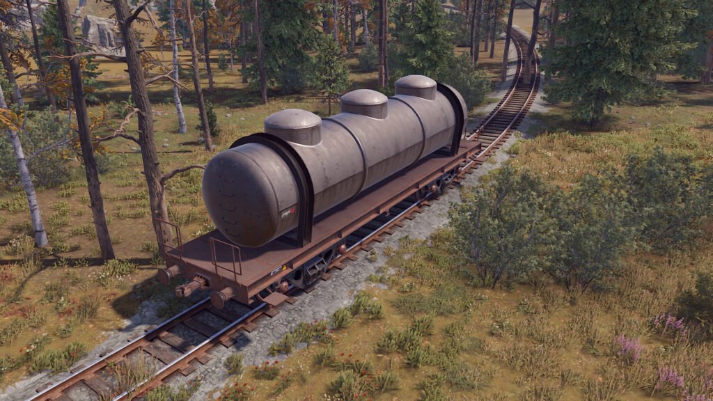 RUST Low Grade Fuel Train Car