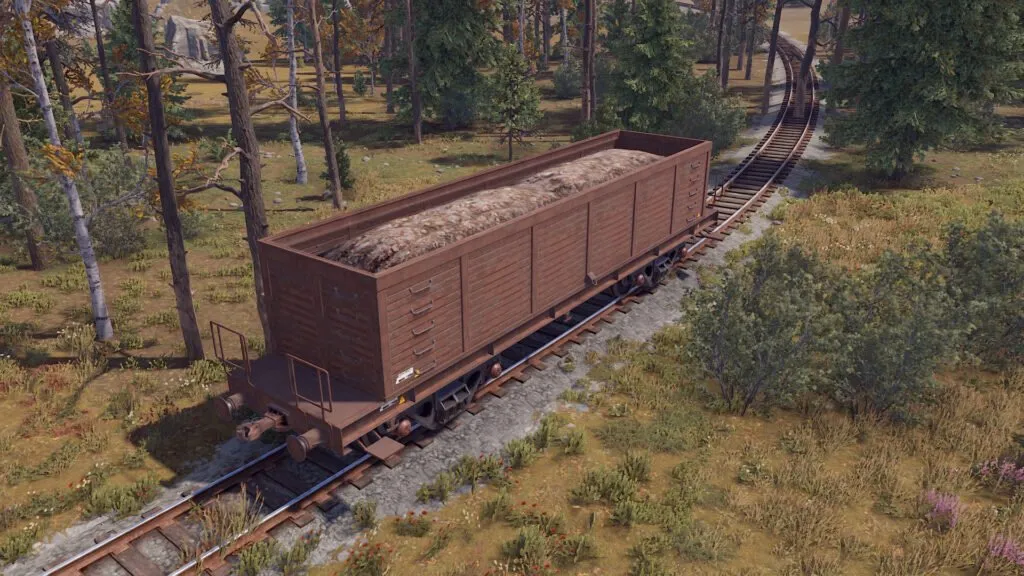 RUST Metal Ore Train Car