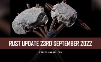 RUST Update 23rd September 2022