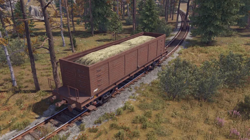 RUST Sulfur Ore Train Car