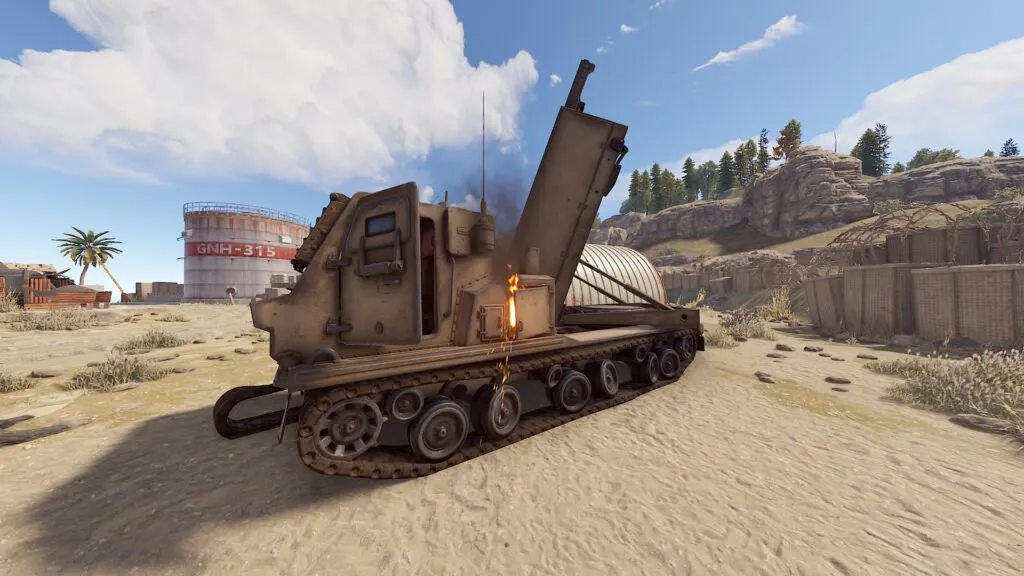 The MLRS After Firing (Cool Down)