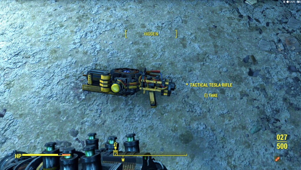 Fallout 4's Tactical Tesla Rifle legendary weapon