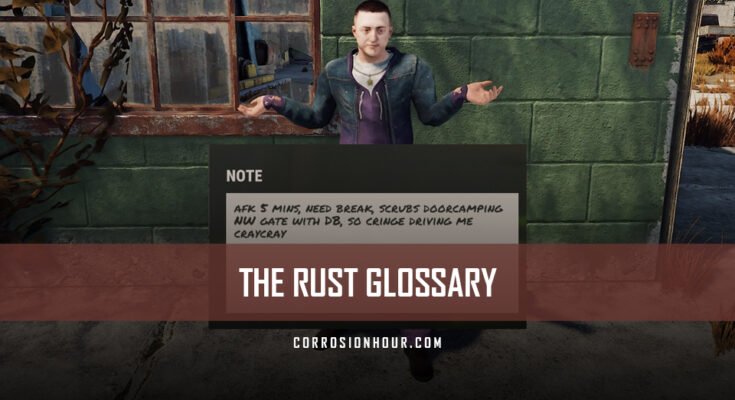 The RUST Glossary of Terms