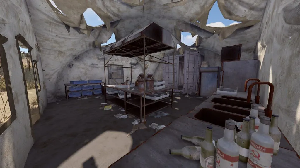 RUST Abandoned Military Base Kitchen
