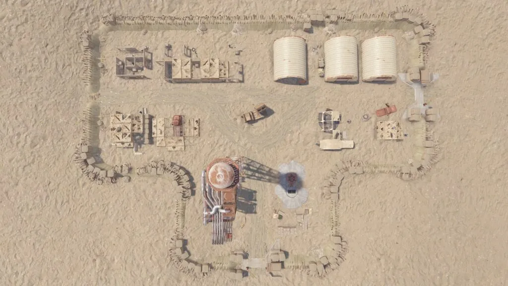 RUST Abandoned Military Monument Layout C