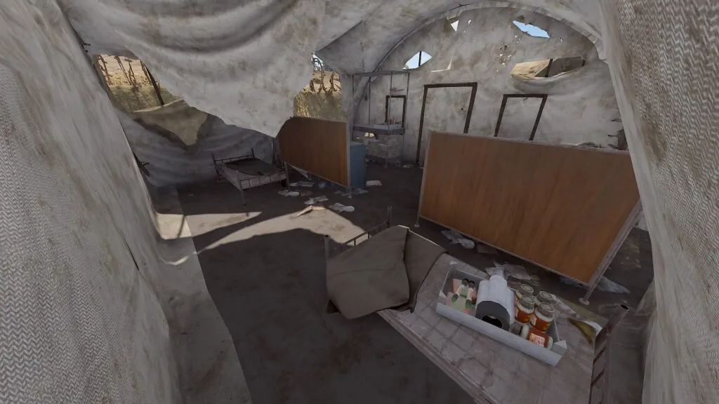 RUST Abandoned Military Base Medical Bay