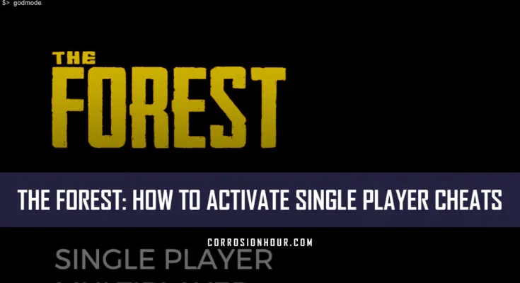 The Forest: How to Activate Single Player Cheats