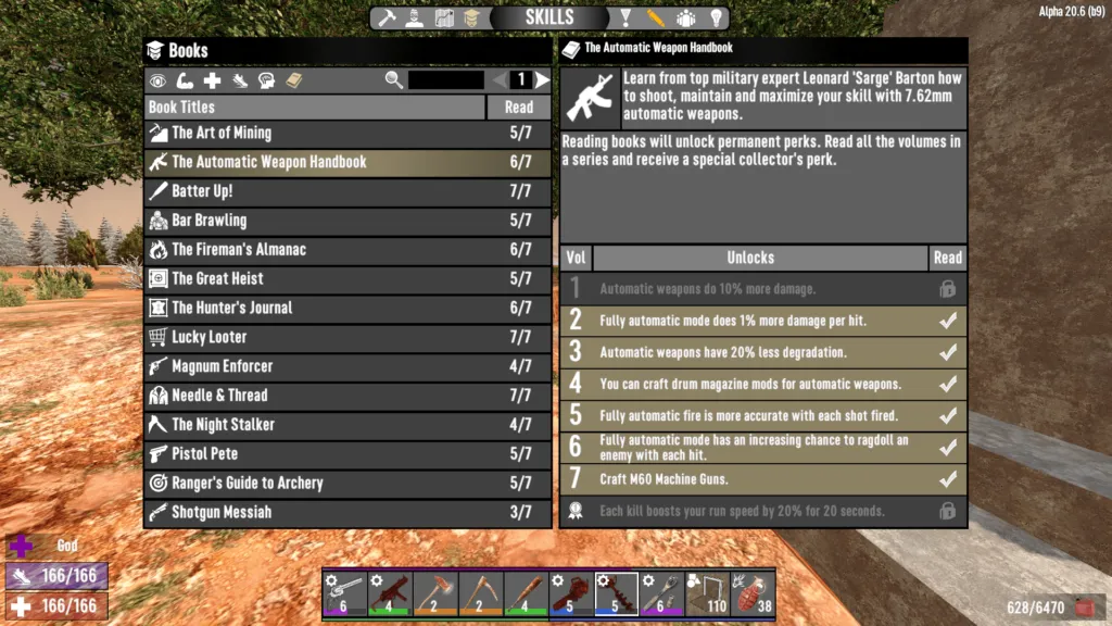 7D2D — Skill Books