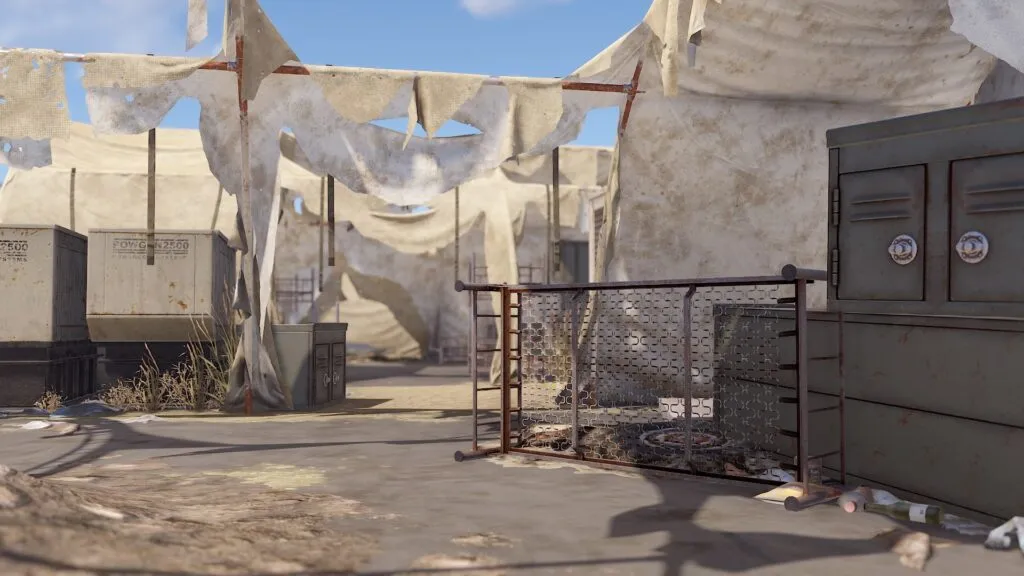 RUST Abandoned Military Base Barracks Tents
