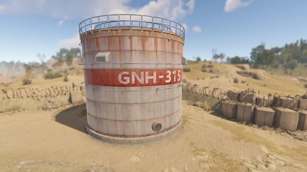 RUST Abandoned Military Base Large Cistern