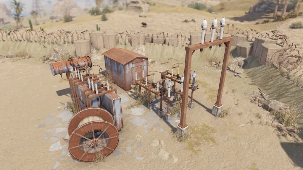 RUST Abandoned Military Base Power Substation