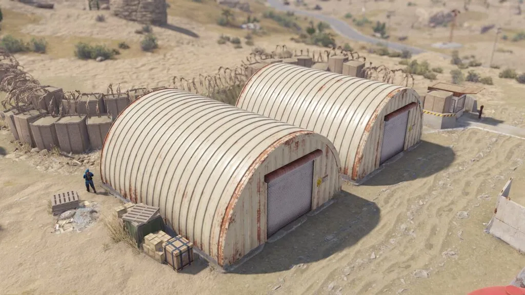 RUST Abandoned Military Base Storage Hangars (Sealed)
