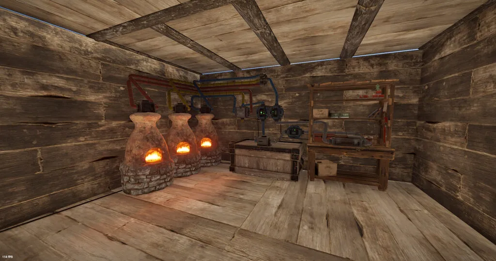 Completed Automated Gun Powerder Crafting Station