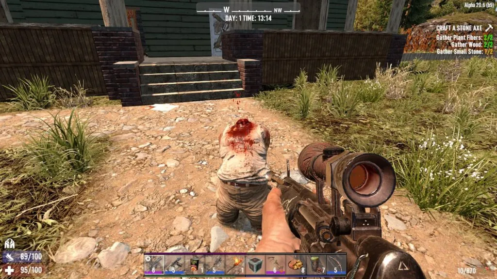 7 Days to Die — Tip #5 Double-tap