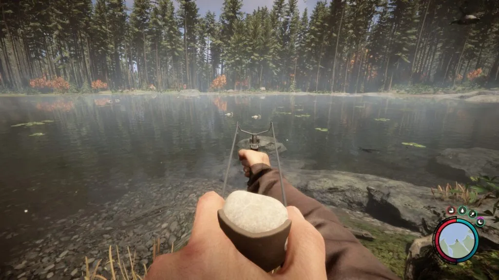 Sons Of The Forest — Using Rock Ammo with the Slingshot