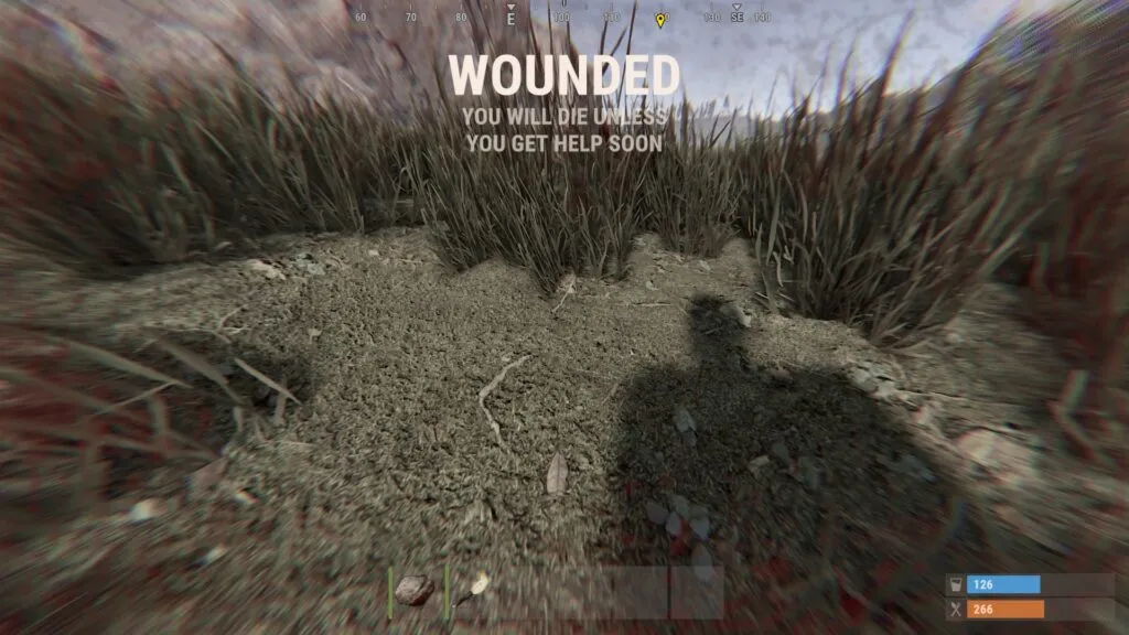 Knocked Down (Crawling) — RUST Status Effect