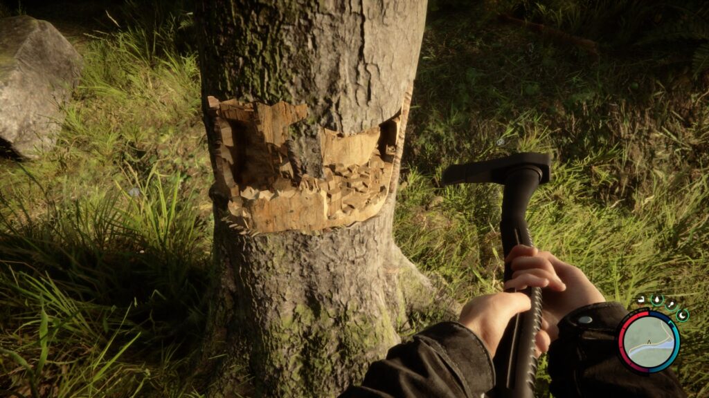 Sons Of The Forest — Chopping a Tree with the Modern Axe
