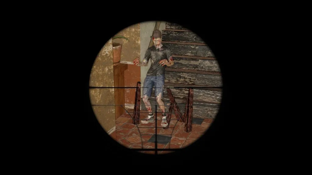 Zombie Caught in Barbed Wire