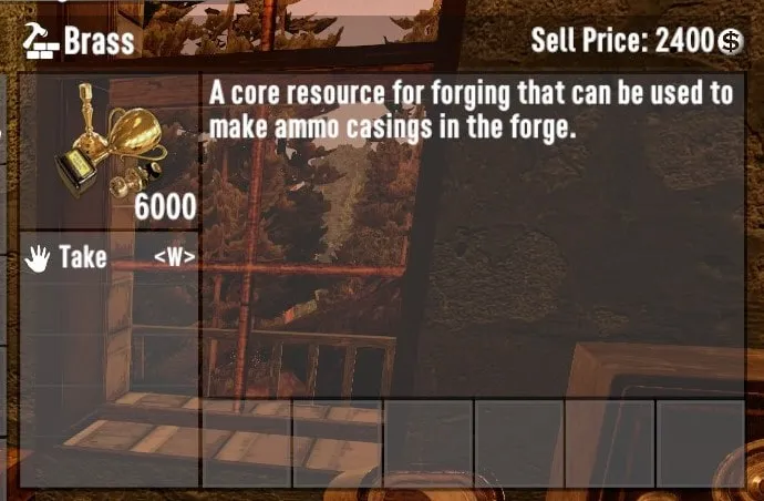 Brass Description in 7 Days to Die