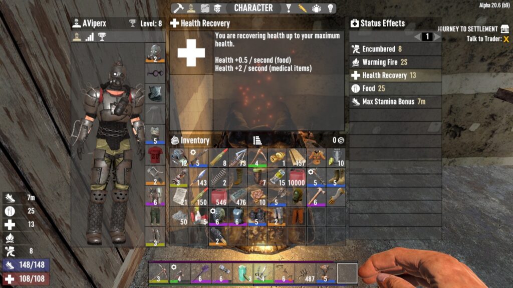 Viewing Heavy Armor Made From Forged Iron