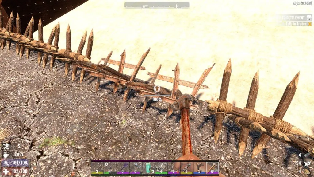 Spike Traps in a Row