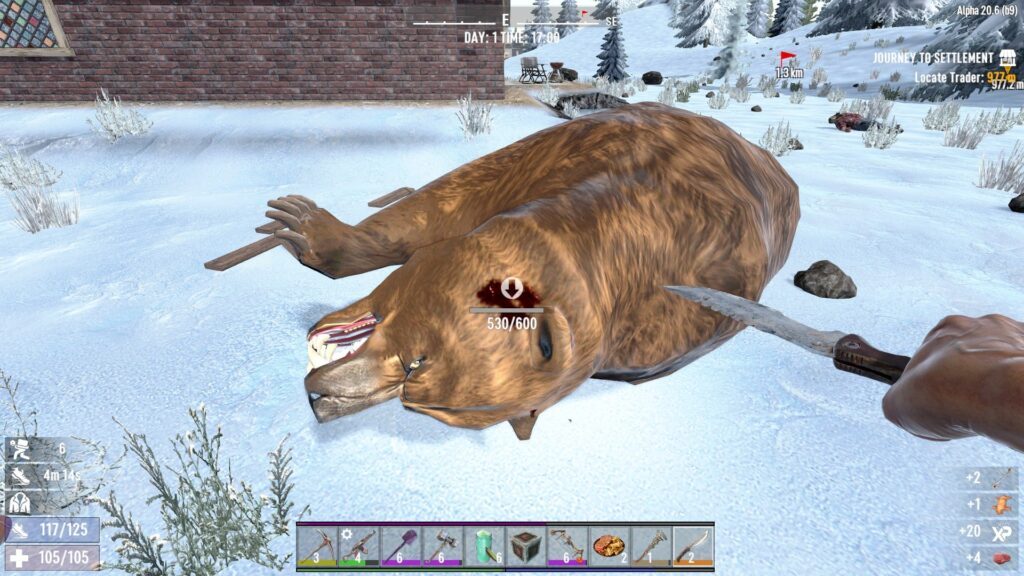 Harvesting Bones from a Boar