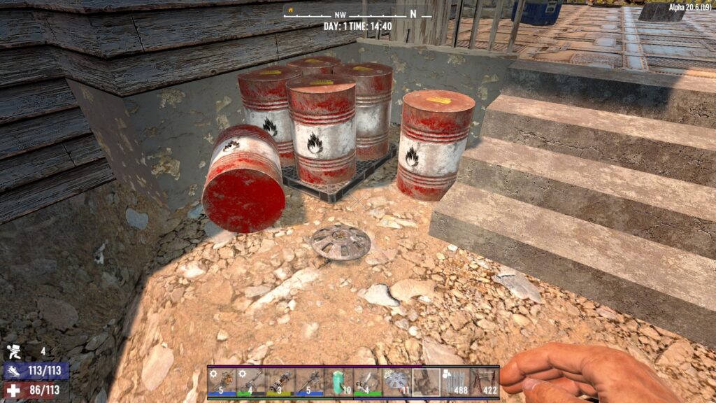 7 Days to Die Land Mines Corrosion Hour