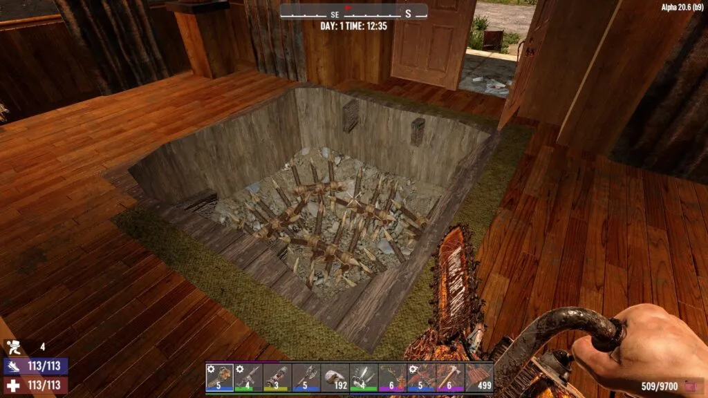 Spike Traps in a Doorway Pitfall