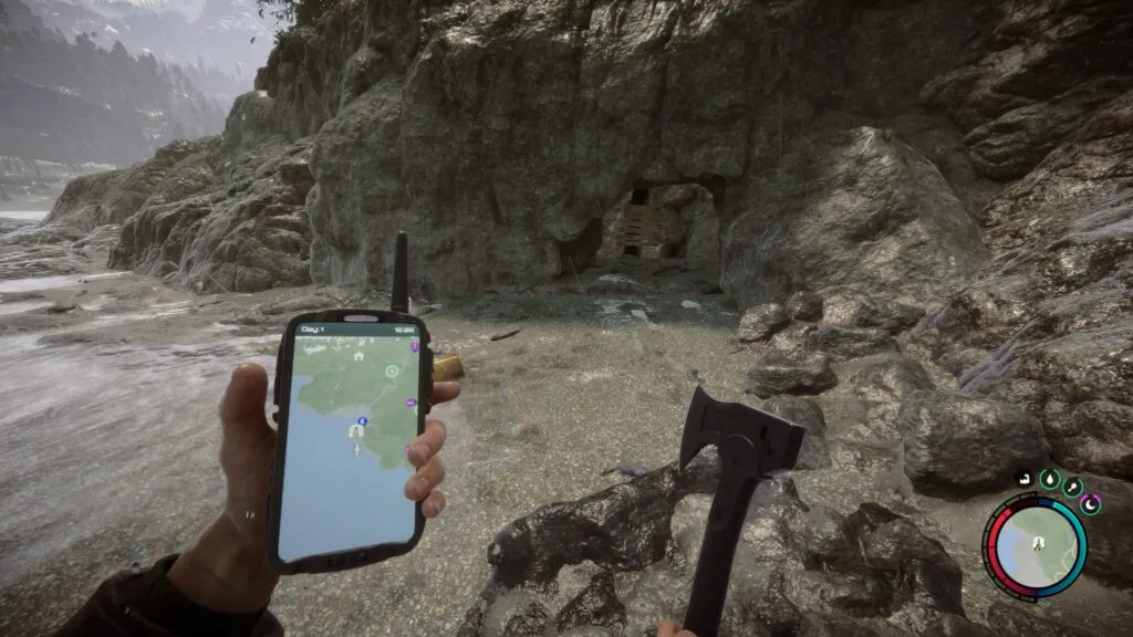 Holding the GPS Tracker